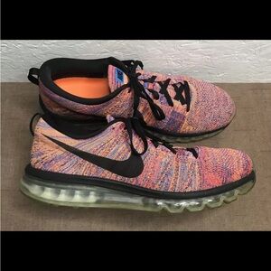 Nike Flyknit Max Men's Running Shoes Multicolor Size 14 Sneakers 2015